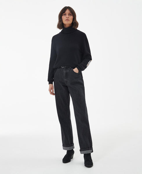 Dolcevita Donna misto lana Pendle Nero Barbour- Francavilla Moda